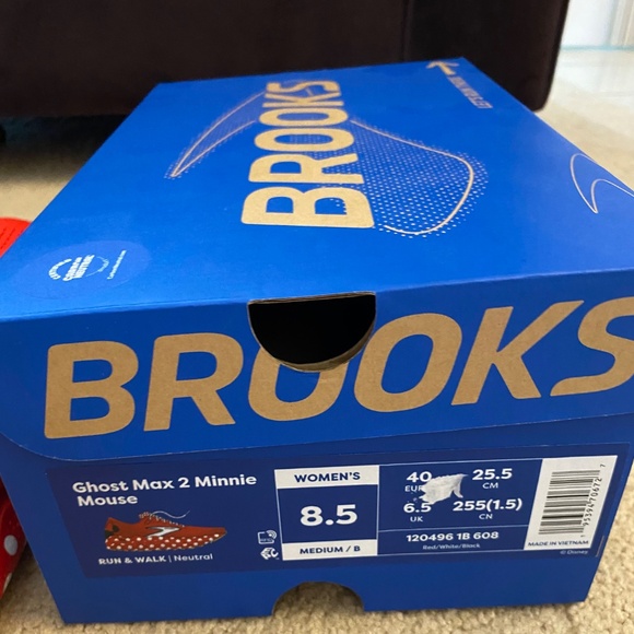 Brooks Disney Ghost Max 2 Minnie Mouse shoes Size 8.5 - Picture 8 of 8